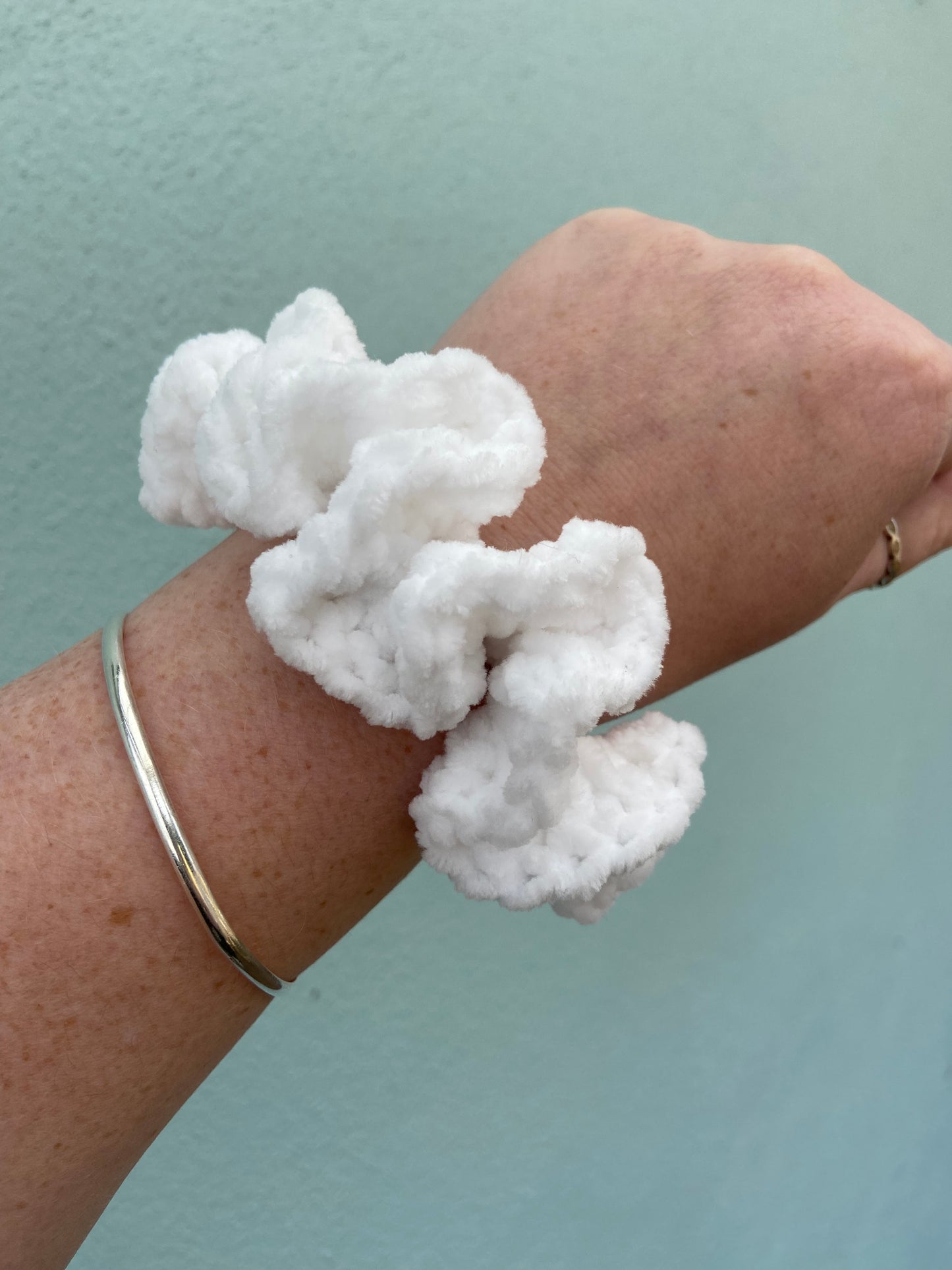 Super Soft Handmade Crocheted Scrunchie | Cozy & Stylish Hair Accessory