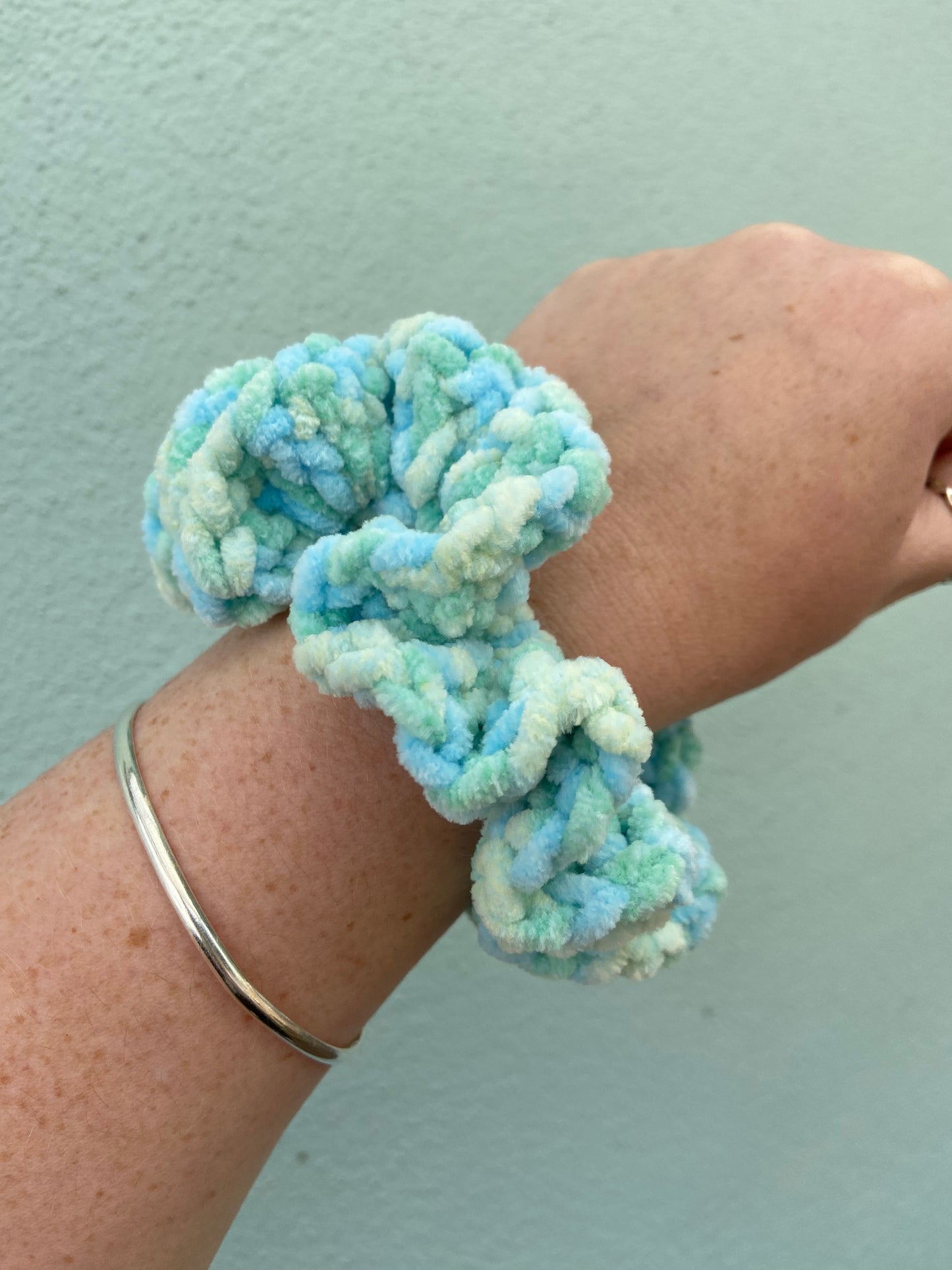 Super Soft Handmade Crocheted Scrunchie | Cozy & Stylish Hair Accessory