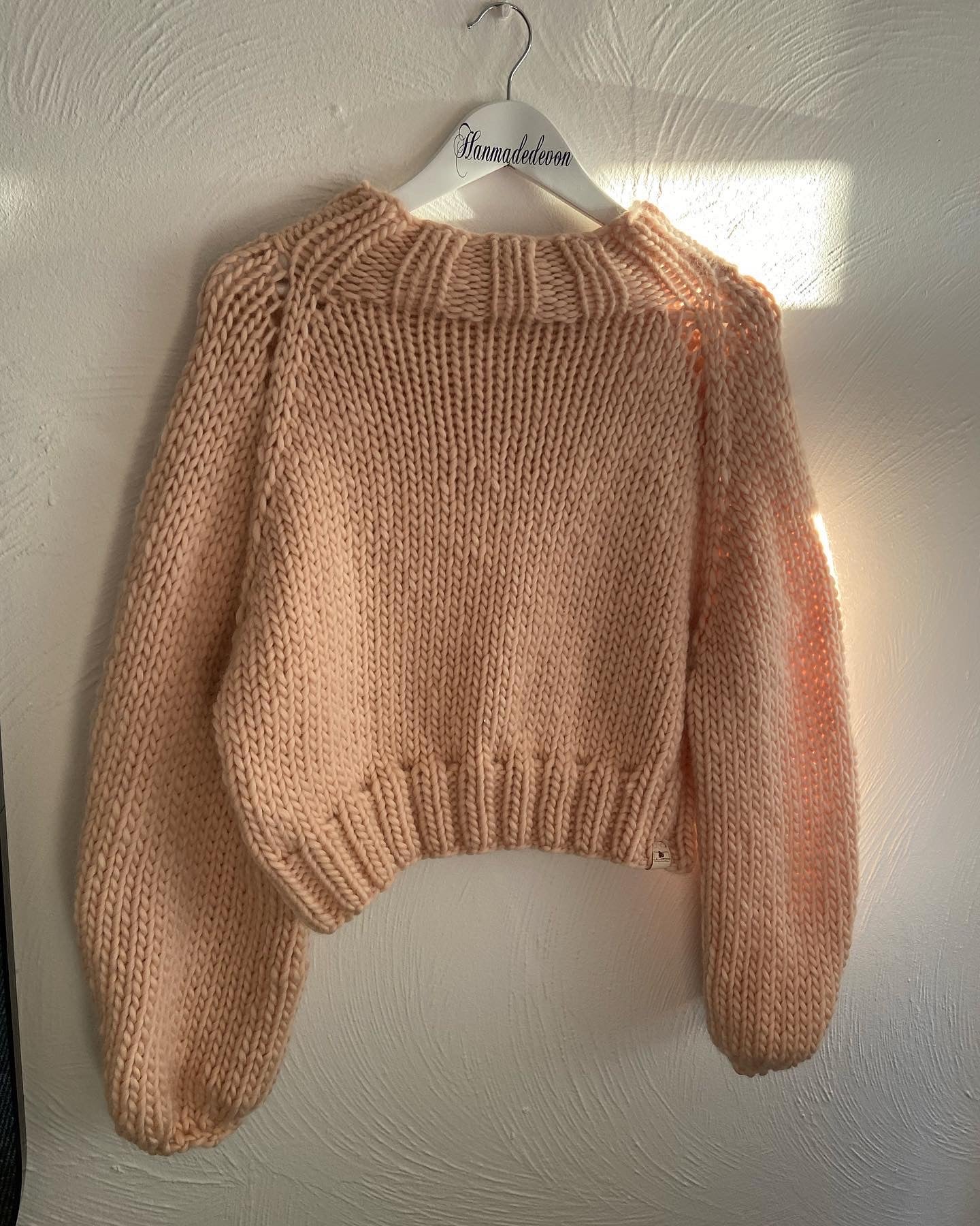 Super Chunky Knit Jumper - Custom Size & Colors | Handmade Oversized Sweater in UK Merino Wool