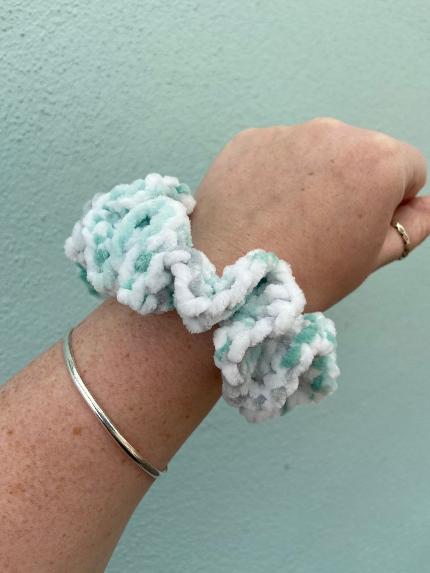 Super Soft Handmade Crocheted Scrunchie | Cozy & Stylish Hair Accessory