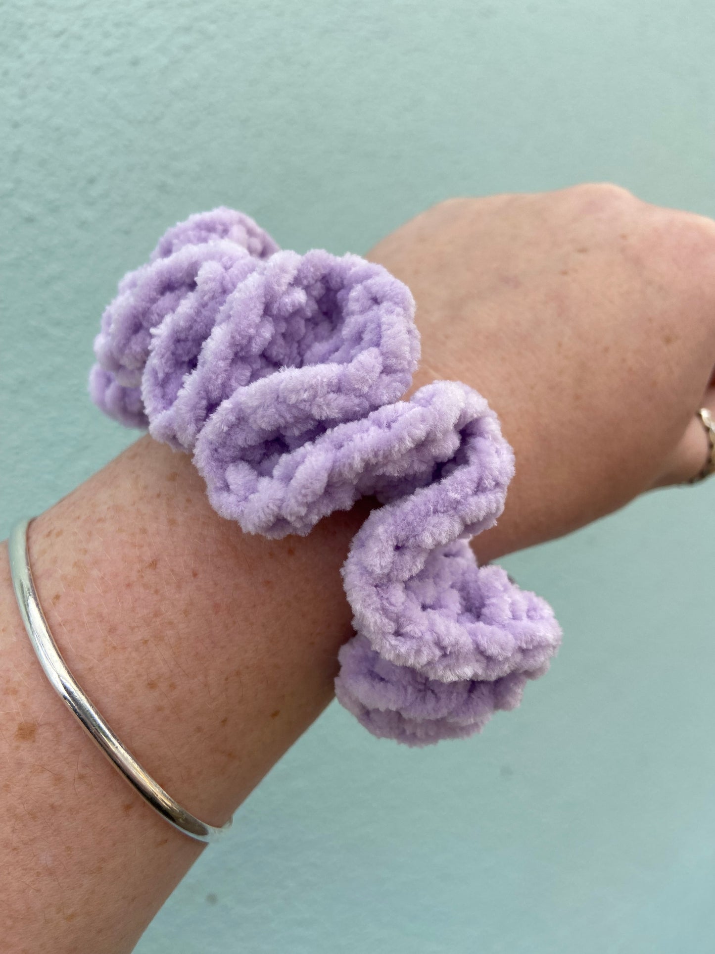 Super Soft Handmade Crocheted Scrunchie | Cozy & Stylish Hair Accessory