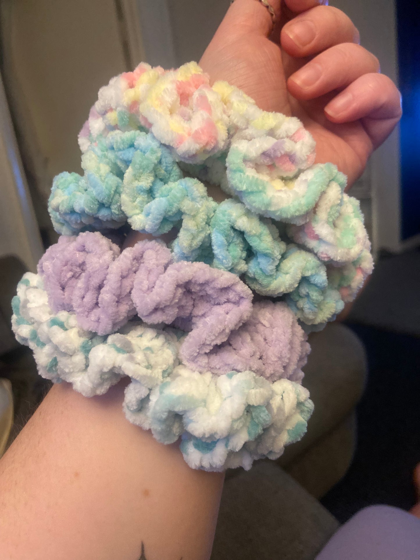 Super Soft Handmade Crocheted Scrunchie | Cozy & Stylish Hair Accessory