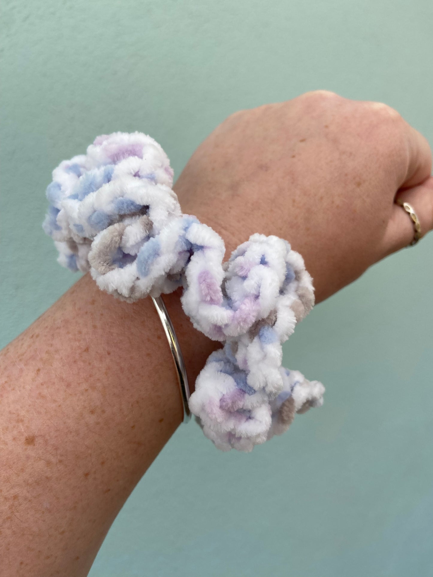 Super Soft Handmade Crocheted Scrunchie | Cozy & Stylish Hair Accessory