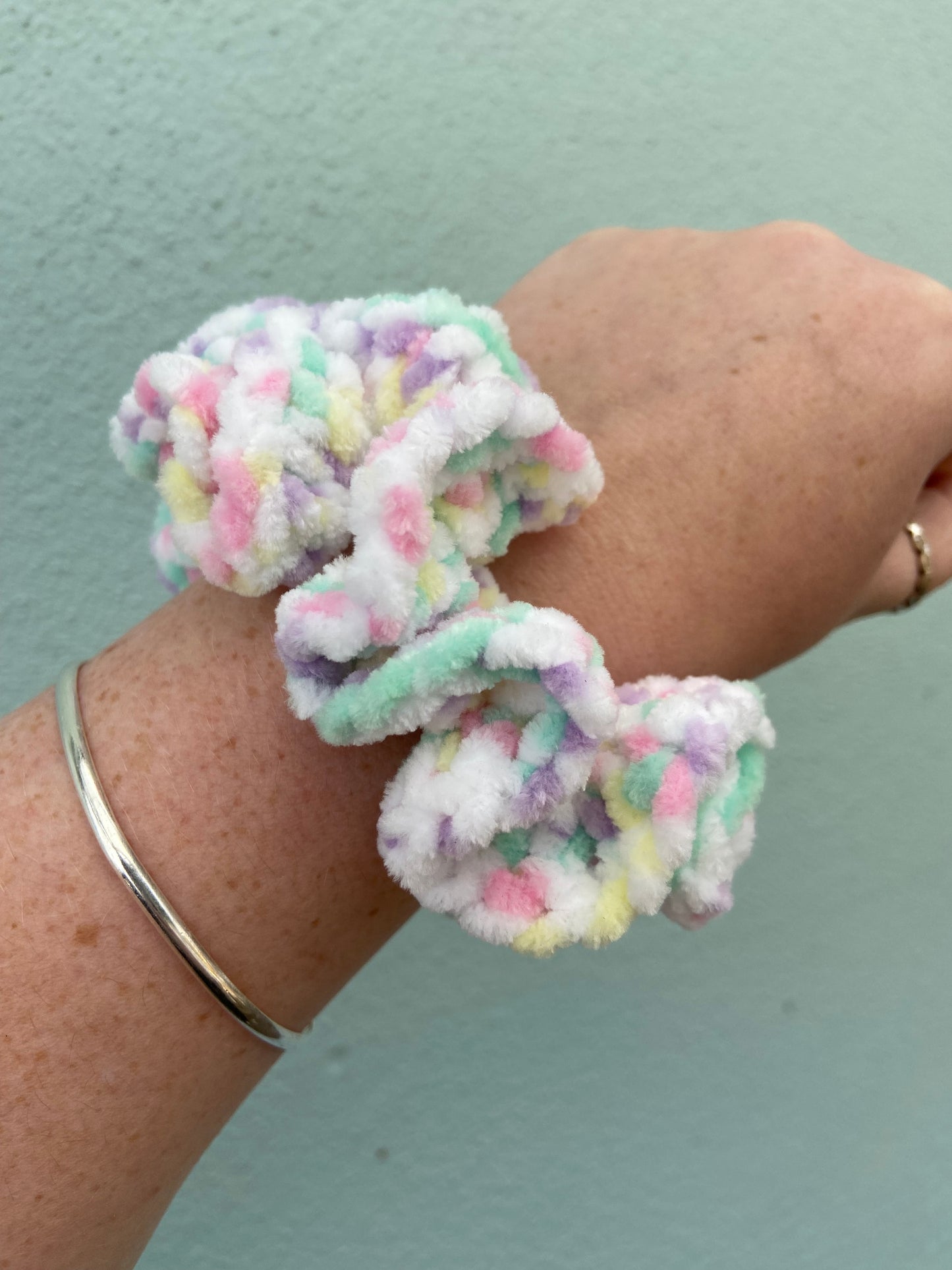 Super Soft Handmade Crocheted Scrunchie | Cozy & Stylish Hair Accessory