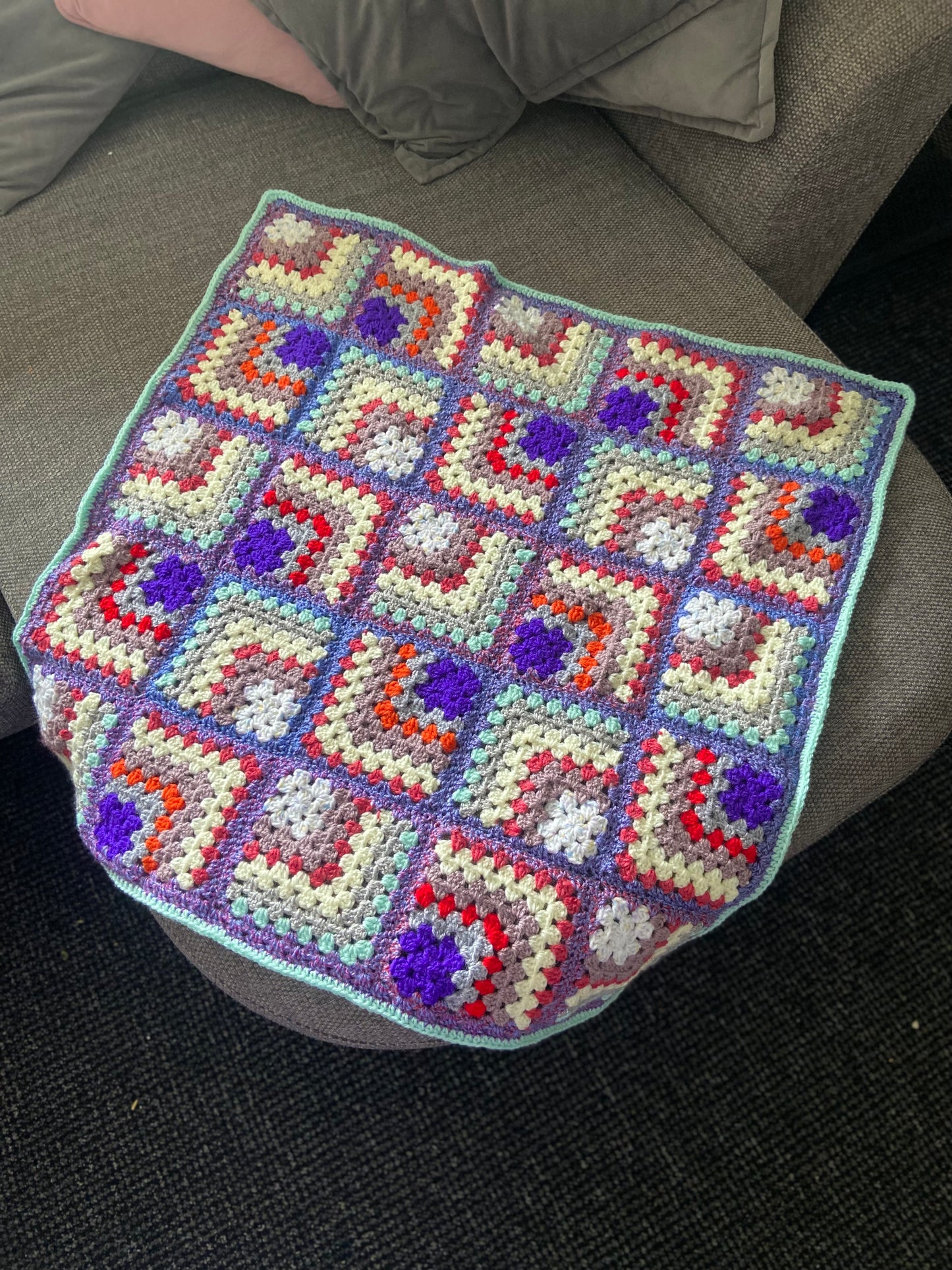 Handmade Crochet Baby Blanket - Soft and Cozy