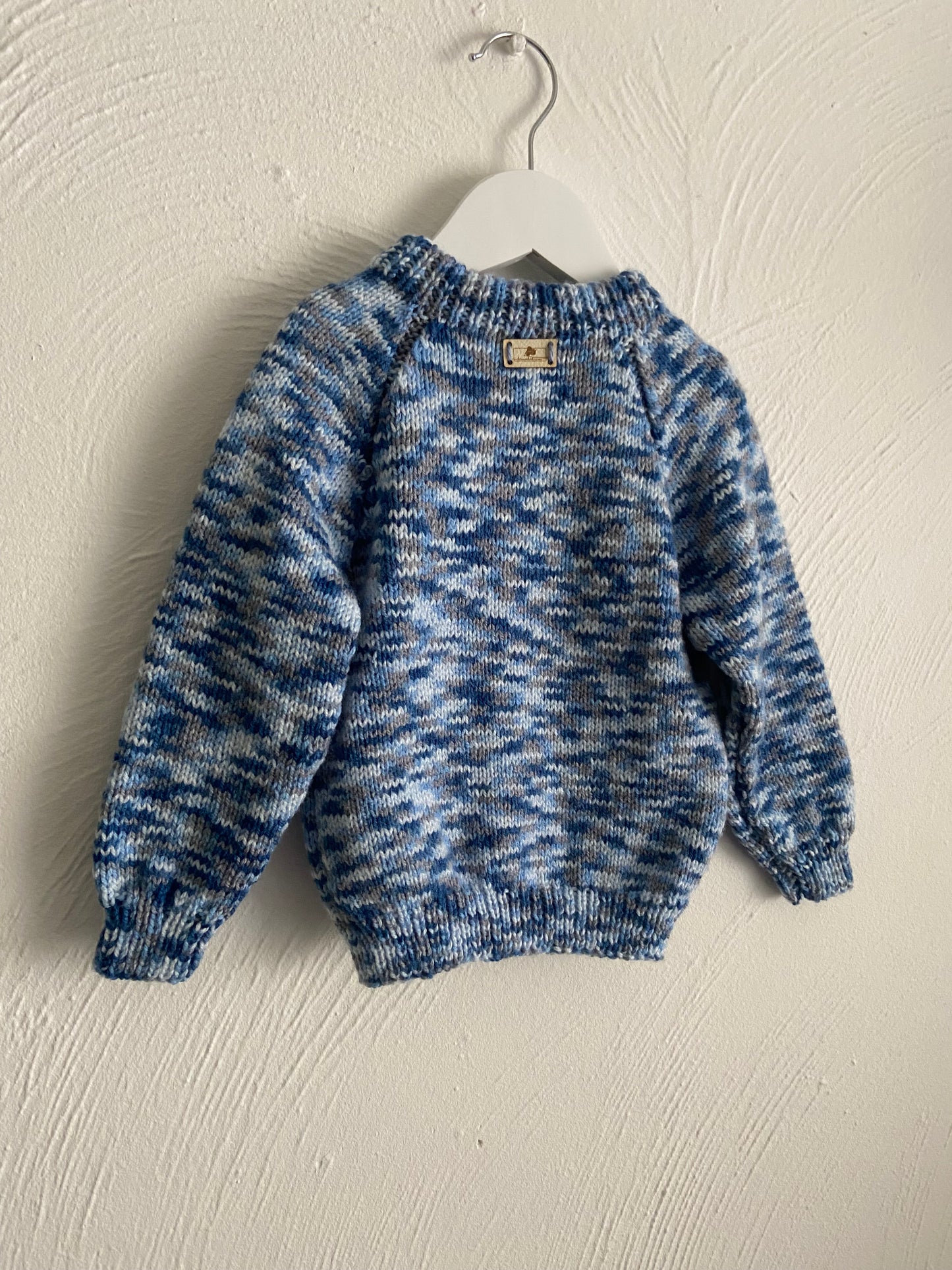 Blue Baby Cardigan with Option for  Custom Embroidery - Soft and Adorable - 2-3 years