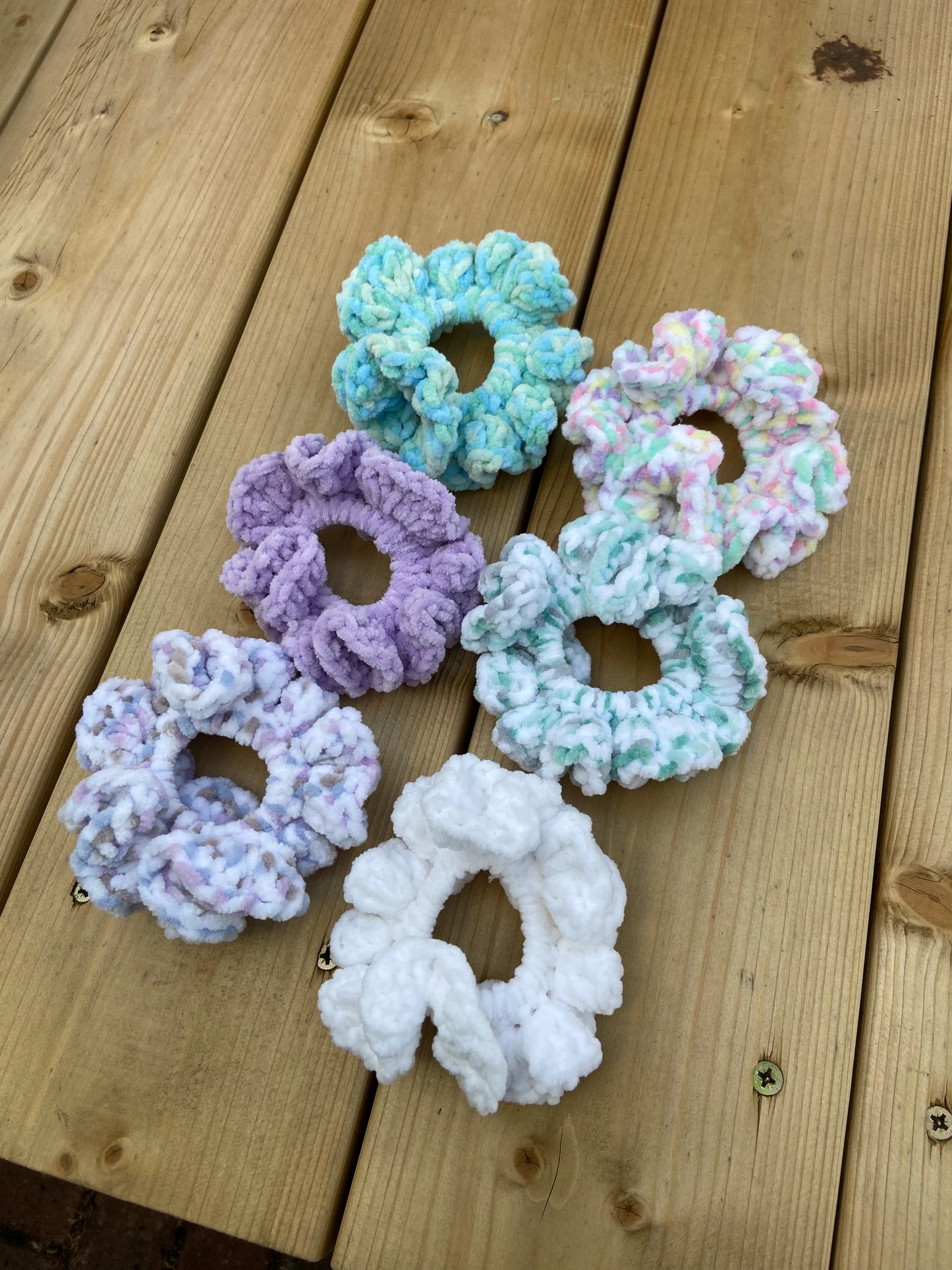 Super Soft Handmade Crocheted Scrunchie | Cozy & Stylish Hair Accessory