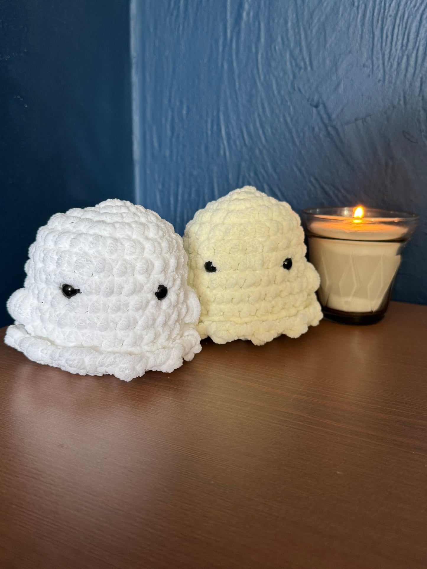 Spooky Cute Plushie Collection – Handmade Crochet Ghost, Bat, Zom-Bee & Pumpkin Soft Toys