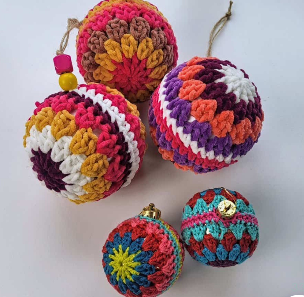 Crochet Bauble Workshop - Friday 12th December 7 - 9pm at Devonmade