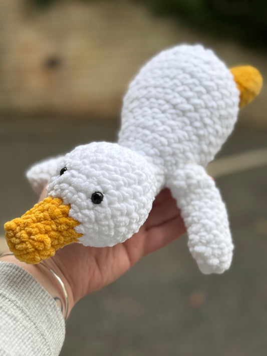 Puddles the Plush Crochet Duck – Handmade Keepsake Toy