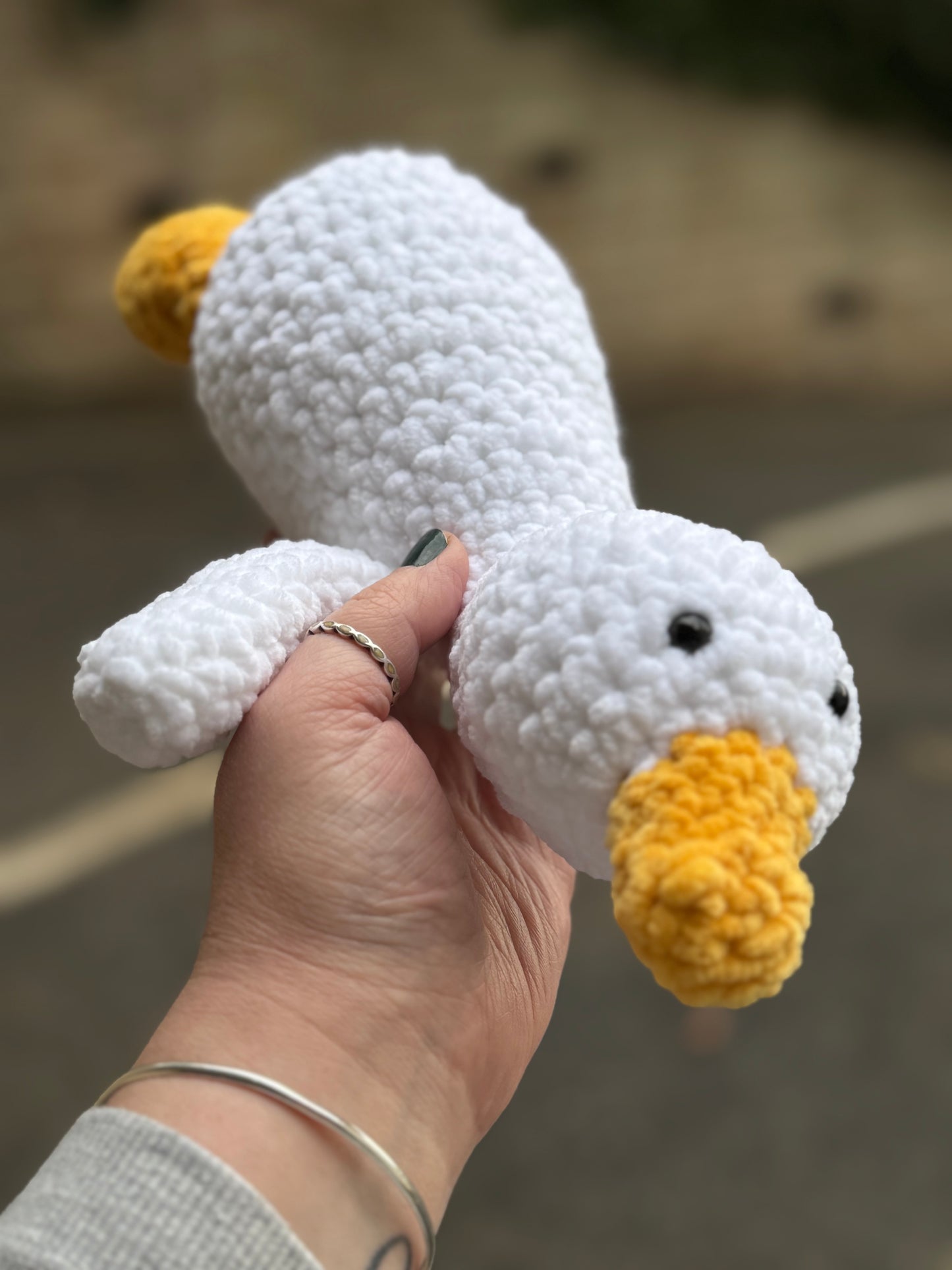 Puddles the Plush Crochet Duck – Handmade Keepsake Toy
