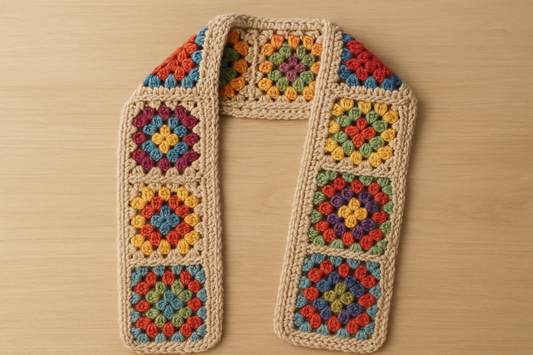Granny Square Scarf Workshop - Friday 14th November 7-9pm at Devonmade