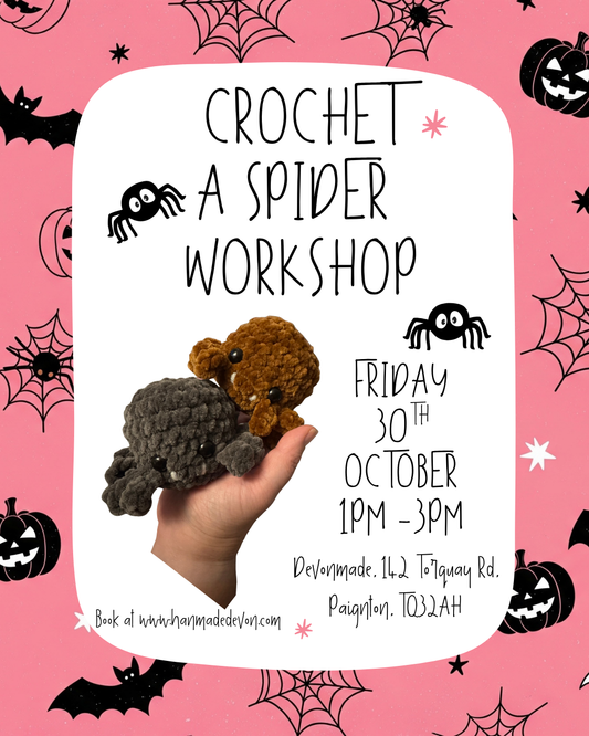 Crochet Spider Workshop in Paignton